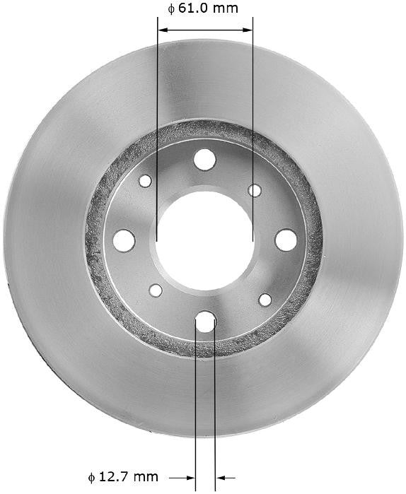 BENDIX PREMIUM DRUM AND ROTOR Disc Brake Rotor PRT1581