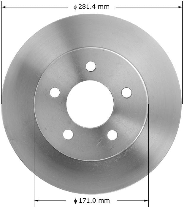 BENDIX PREMIUM DRUM AND ROTOR Disc Brake Rotor PRT1621