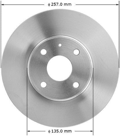 BENDIX PREMIUM DRUM AND ROTOR Disc Brake Rotor PRT1635
