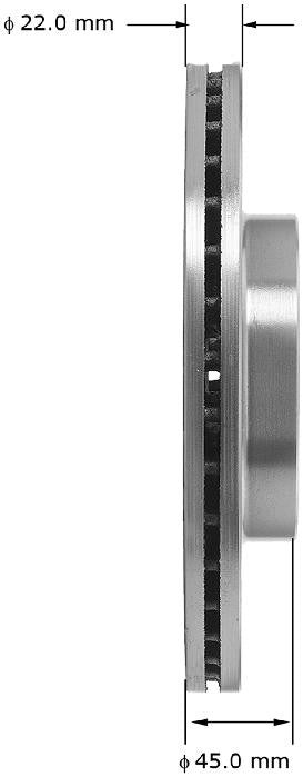 BENDIX PREMIUM DRUM AND ROTOR Disc Brake Rotor PRT1635
