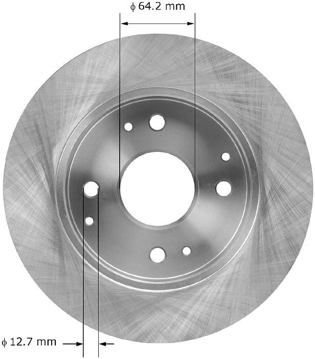 BENDIX PREMIUM DRUM AND ROTOR Disc Brake Rotor PRT1692