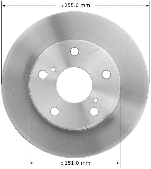 BENDIX PREMIUM DRUM AND ROTOR Disc Brake Rotor PRT1724