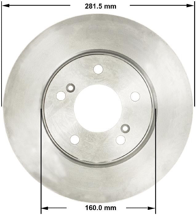 BENDIX PREMIUM DRUM AND ROTOR Disc Brake Rotor PRT1769