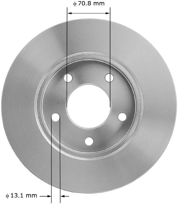 BENDIX PREMIUM DRUM AND ROTOR Disc Brake Rotor PRT1792