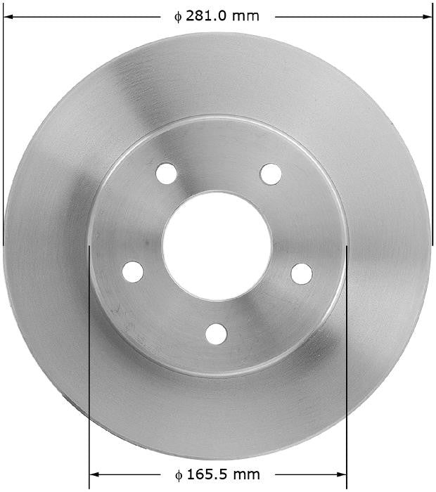 BENDIX PREMIUM DRUM AND ROTOR Disc Brake Rotor PRT1792