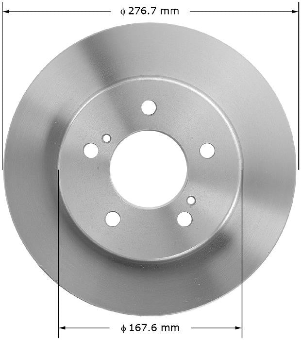 Bendix Premium Drum AND Rotor BENDIX Disc Brake Rotor PRT1811
