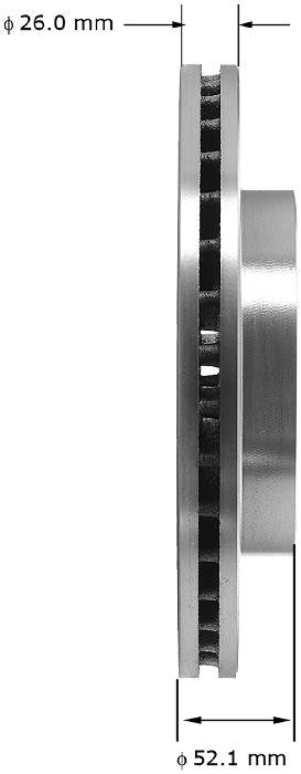 Bendix Premium Drum AND Rotor BENDIX Disc Brake Rotor PRT1811