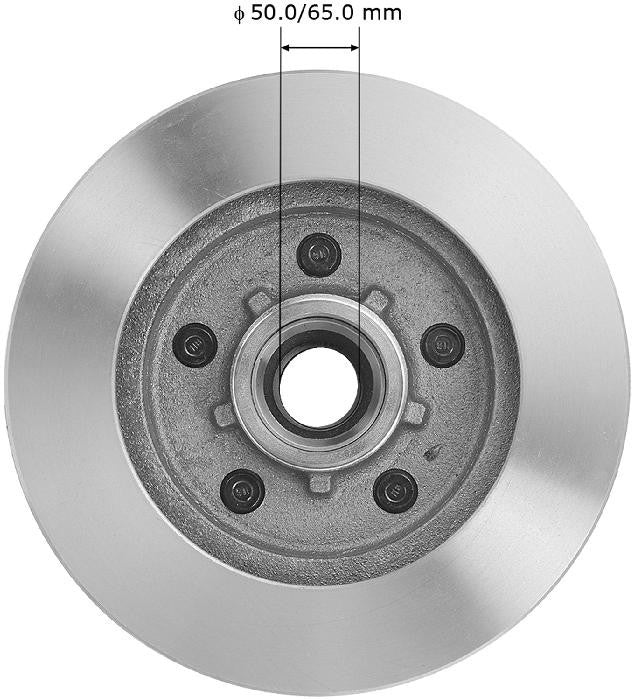 BENDIX PREMIUM DRUM AND ROTOR Disc Brake Rotor and Hub Assembly PRT1830