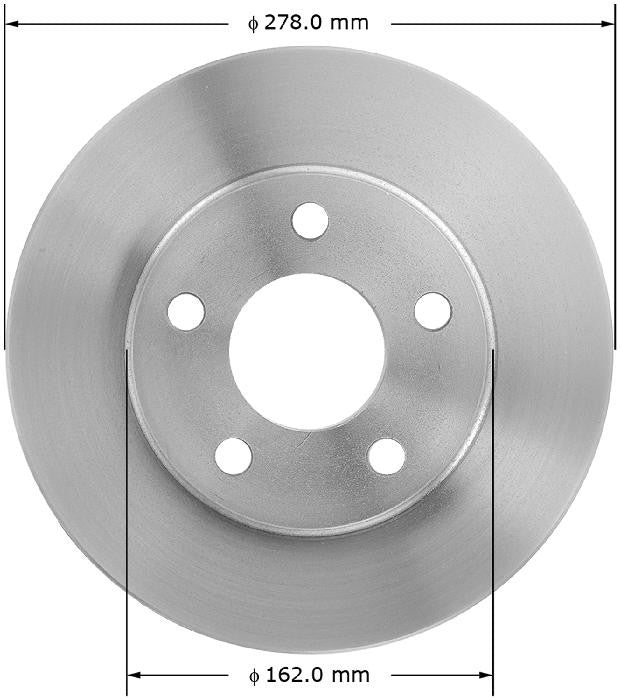 BENDIX PREMIUM DRUM AND ROTOR Disc Brake Rotor PRT1868