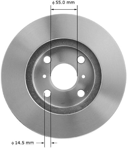 BENDIX PREMIUM DRUM AND ROTOR Disc Brake Rotor PRT1869