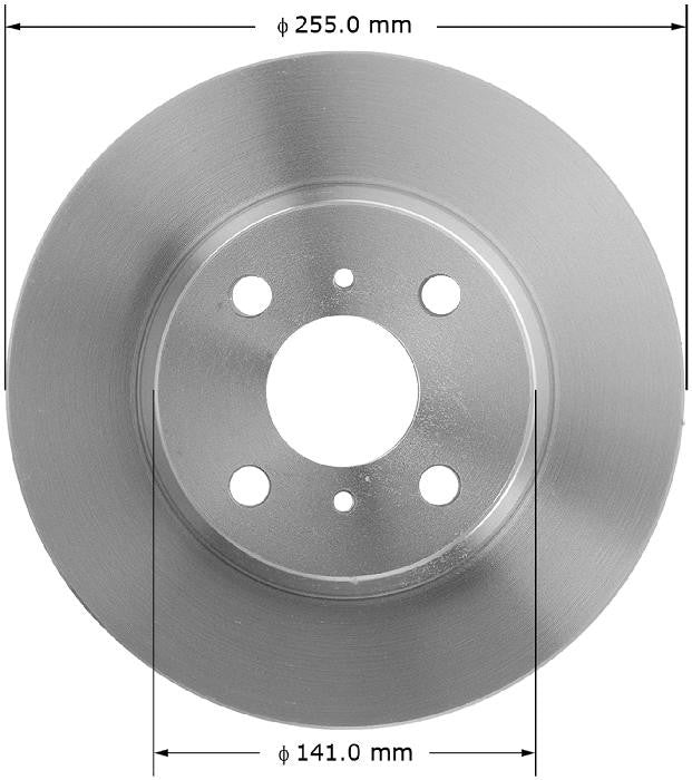 BENDIX PREMIUM DRUM AND ROTOR Disc Brake Rotor PRT1869