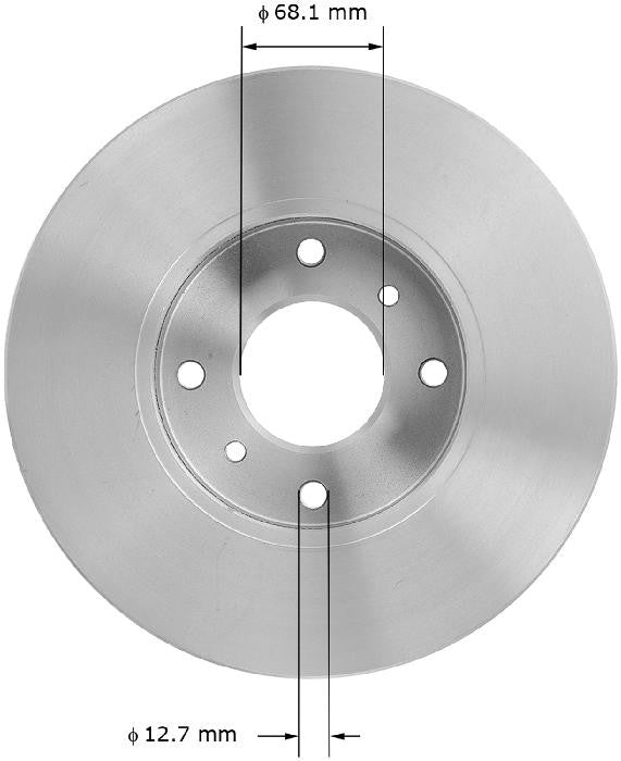 BENDIX PREMIUM DRUM AND ROTOR Disc Brake Rotor PRT1892