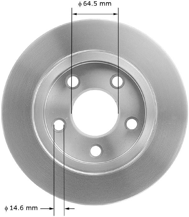 BENDIX PREMIUM DRUM AND ROTOR Disc Brake Rotor PRT1893