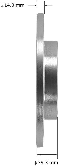 BENDIX PREMIUM DRUM AND ROTOR Disc Brake Rotor PRT1893