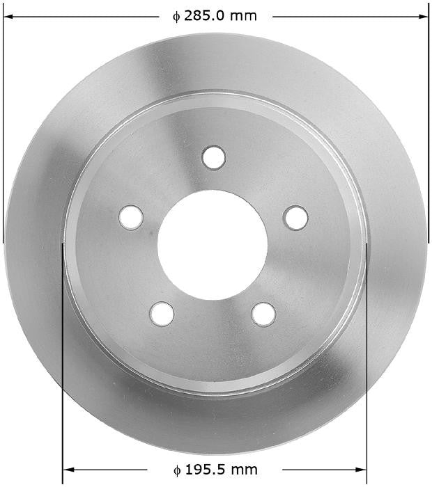 BENDIX PREMIUM DRUM AND ROTOR Disc Brake Rotor PRT1901