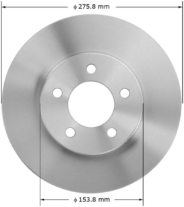 BENDIX PREMIUM DRUM AND ROTOR Disc Brake Rotor PRT1903