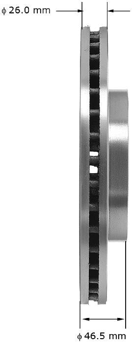BENDIX PREMIUM DRUM AND ROTOR Disc Brake Rotor PRT1903
