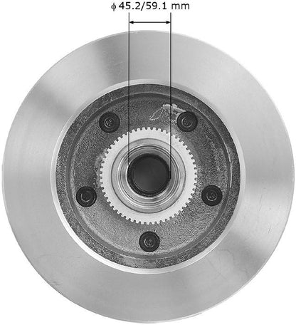 Bendix Premium Drum AND Rotor BENDIX Disc Brake Rotor and Hub Assembly PRT1906