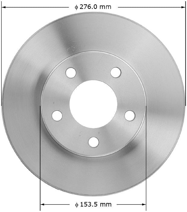 BENDIX PREMIUM DRUM AND ROTOR Disc Brake Rotor PRT1911