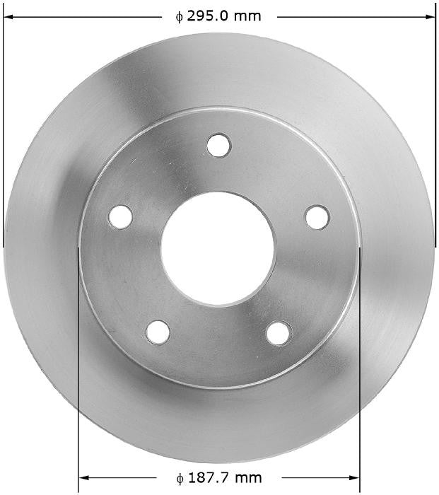 BENDIX PREMIUM DRUM AND ROTOR Disc Brake Rotor PRT1940