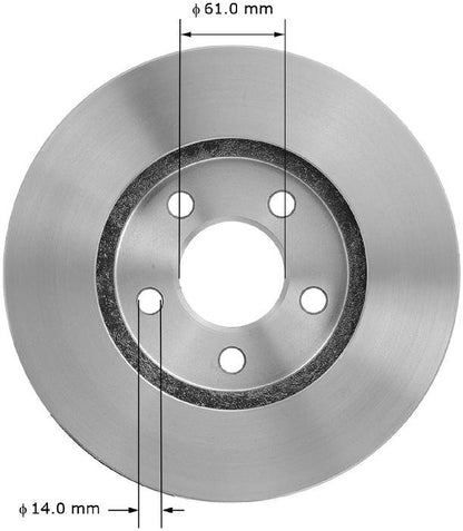 BENDIX PREMIUM DRUM AND ROTOR Disc Brake Rotor PRT5041