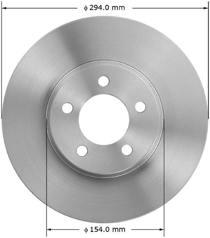 BENDIX PREMIUM DRUM AND ROTOR Disc Brake Rotor PRT5050