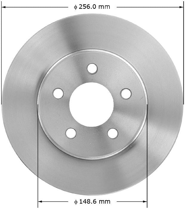 BENDIX PREMIUM DRUM AND ROTOR Disc Brake Rotor PRT5063