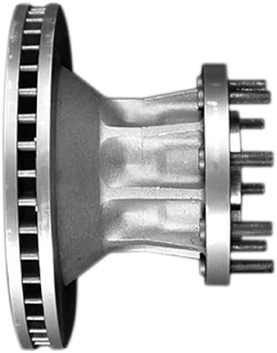 BENDIX PREMIUM DRUM AND ROTOR Disc Brake Rotor and Hub Assembly PRT5108