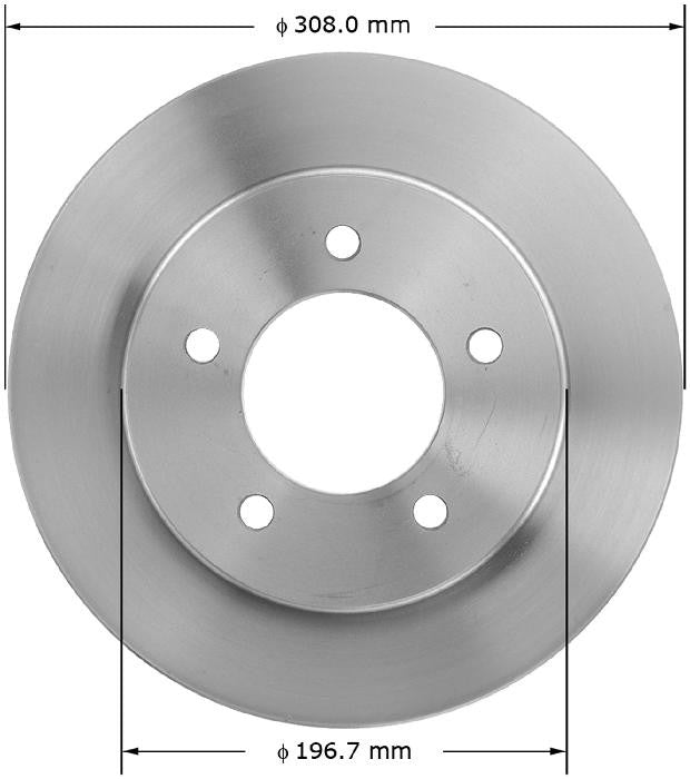 BENDIX PREMIUM DRUM AND ROTOR Disc Brake Rotor PRT5142