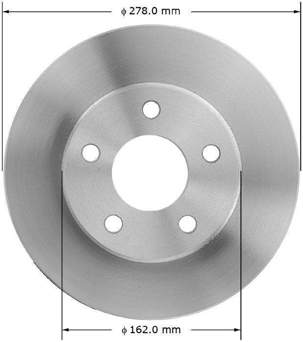 BENDIX PREMIUM DRUM AND ROTOR Disc Brake Rotor PRT5158