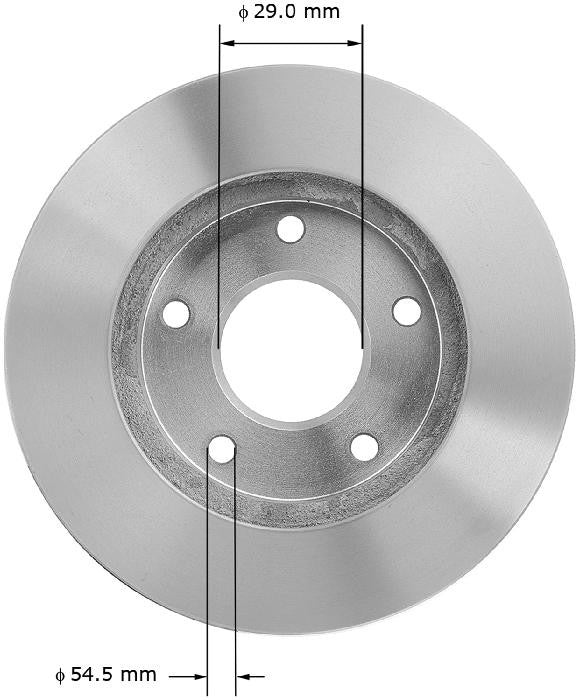 BENDIX PREMIUM DRUM AND ROTOR Disc Brake Rotor PRT5182