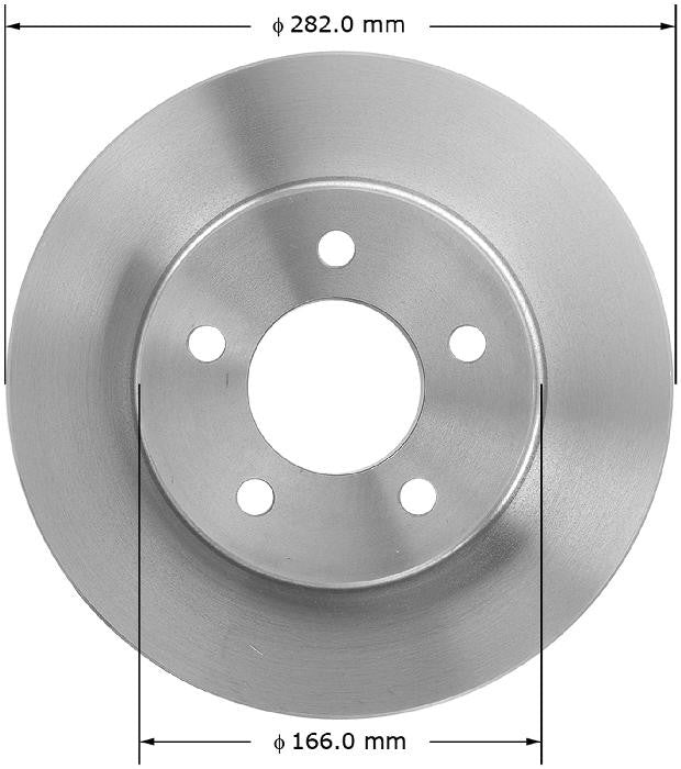 BENDIX PREMIUM DRUM AND ROTOR Disc Brake Rotor PRT5246