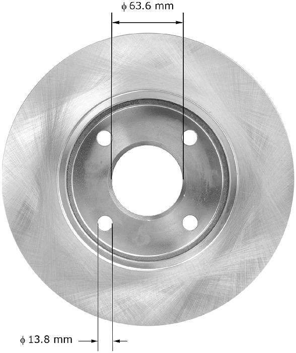 BENDIX PREMIUM DRUM AND ROTOR Disc Brake Rotor PRT5273