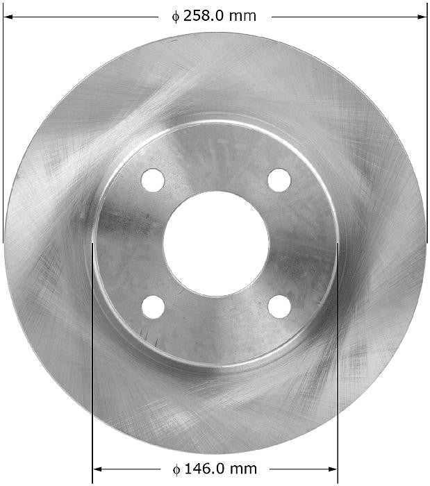 BENDIX PREMIUM DRUM AND ROTOR Disc Brake Rotor PRT5273