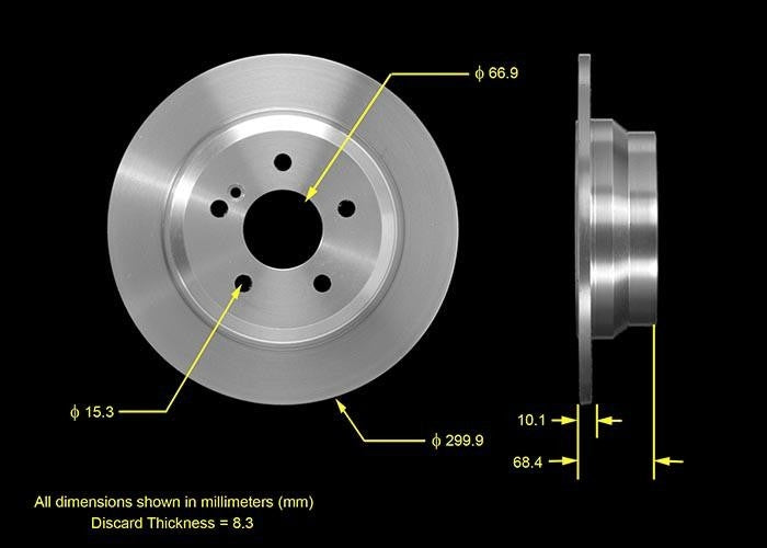 BENDIX PREMIUM DRUM AND ROTOR Disc Brake Rotor PRT5482