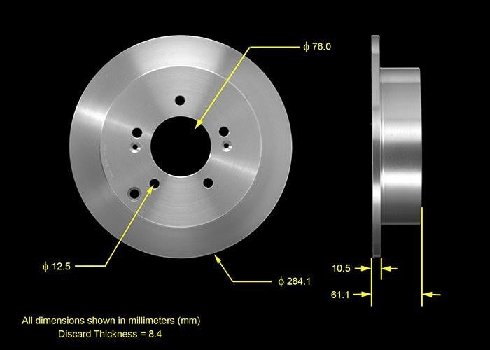 BENDIX PREMIUM DRUM AND ROTOR Disc Brake Rotor PRT5534