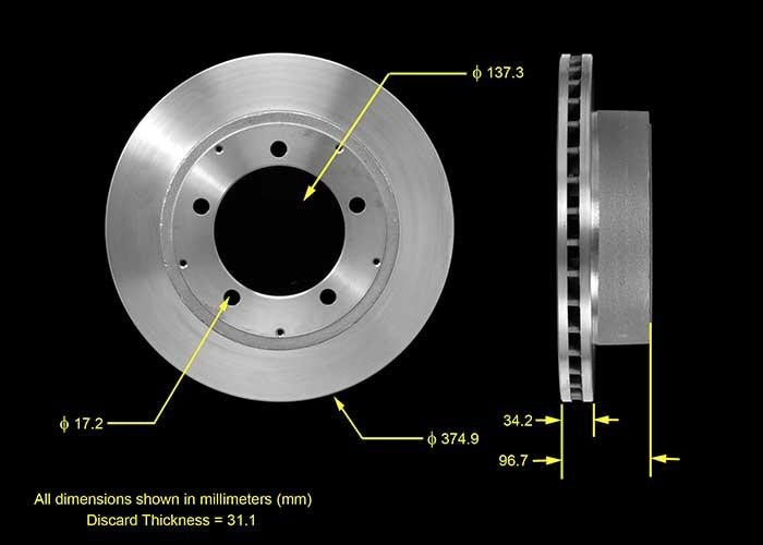 BENDIX PREMIUM DRUM AND ROTOR Disc Brake Rotor PRT5574