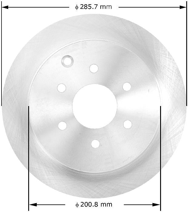 BENDIX PREMIUM DRUM AND ROTOR Disc Brake Rotor PRT5716