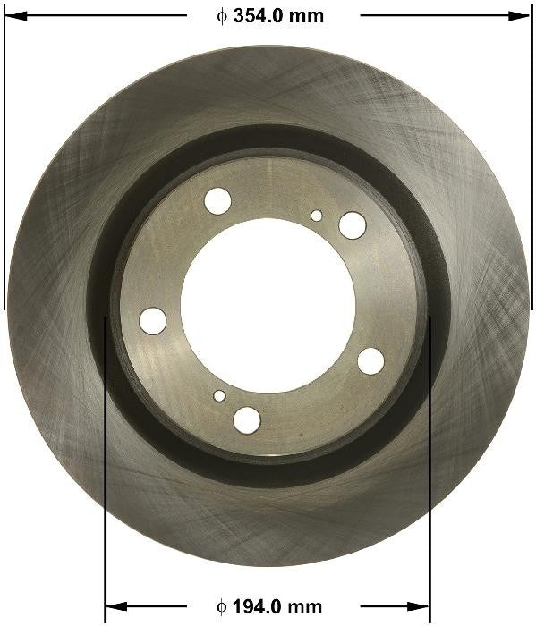 BENDIX PREMIUM DRUM AND ROTOR Disc Brake Rotor PRT5718