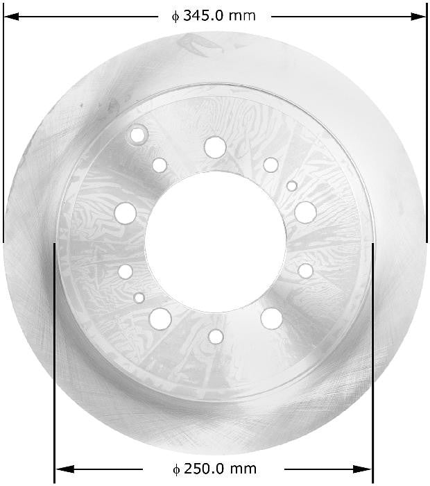 BENDIX PREMIUM DRUM AND ROTOR Disc Brake Rotor PRT5719