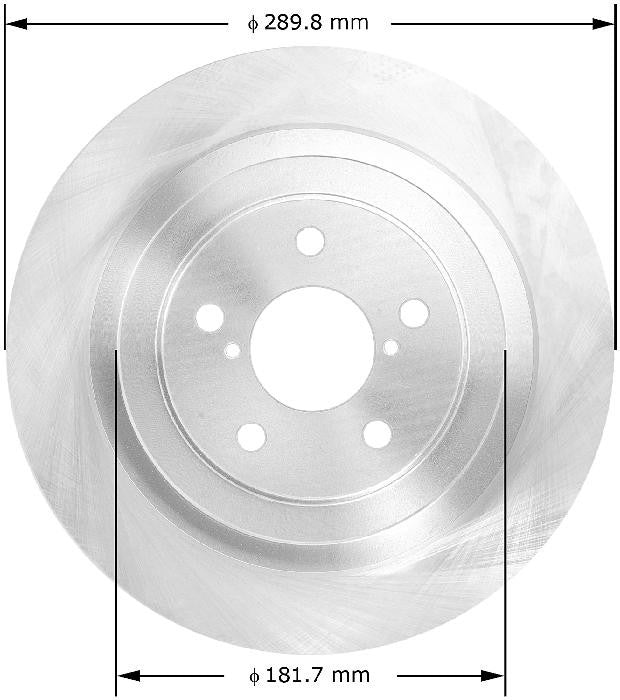 BENDIX PREMIUM DRUM AND ROTOR Disc Brake Rotor PRT5744