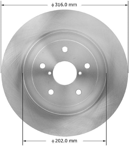 BENDIX PREMIUM DRUM AND ROTOR Disc Brake Rotor PRT5754