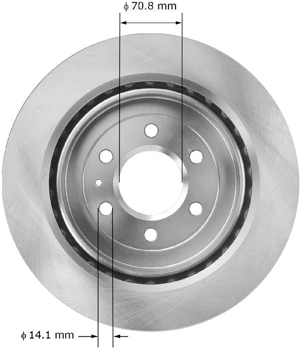 BENDIX PREMIUM DRUM AND ROTOR Disc Brake Rotor PRT5772