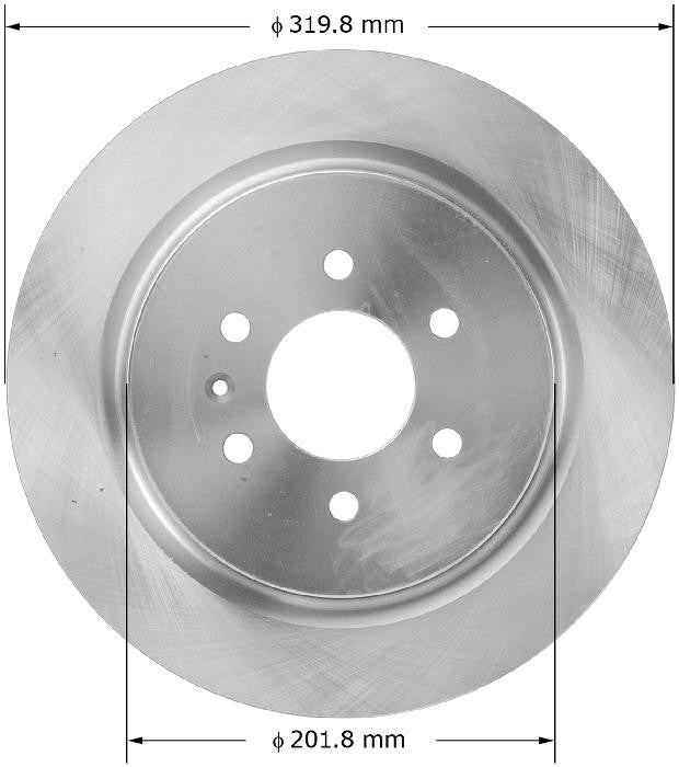 BENDIX PREMIUM DRUM AND ROTOR Disc Brake Rotor PRT5772