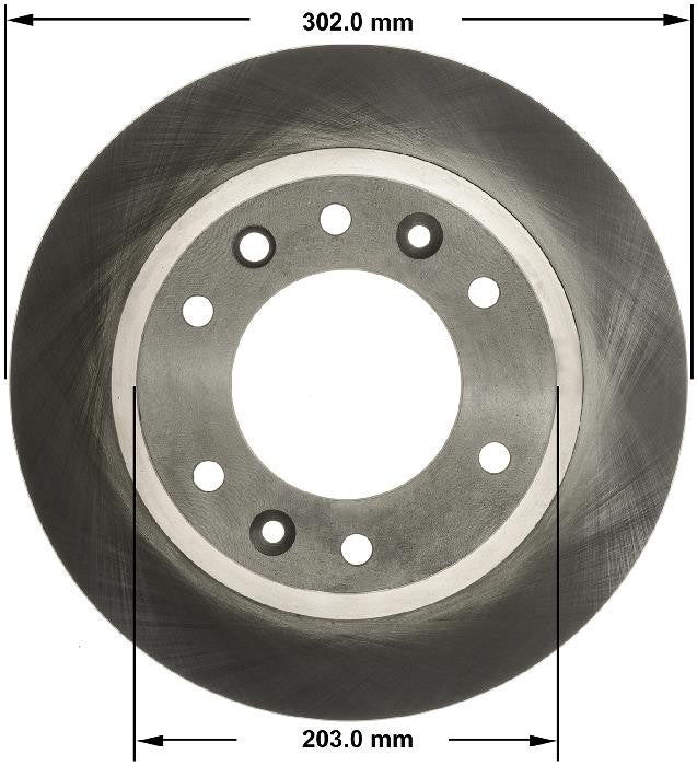 BENDIX PREMIUM DRUM AND ROTOR Disc Brake Rotor PRT5780