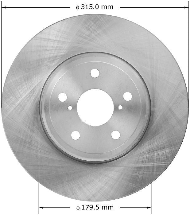 BENDIX PREMIUM DRUM AND ROTOR Disc Brake Rotor PRT5788