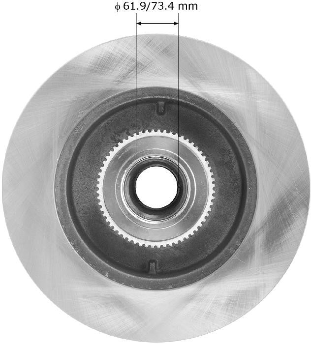 BENDIX PREMIUM DRUM AND ROTOR Disc Brake Rotor and Hub Assembly PRT5797