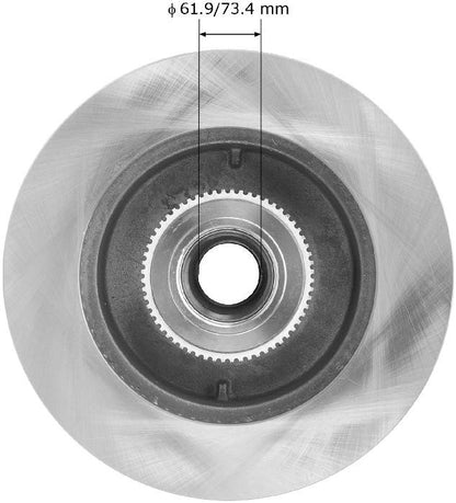 BENDIX PREMIUM DRUM AND ROTOR Disc Brake Rotor and Hub Assembly PRT5797