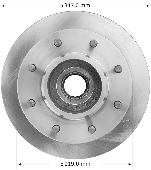 BENDIX PREMIUM DRUM AND ROTOR Disc Brake Rotor and Hub Assembly PRT5797