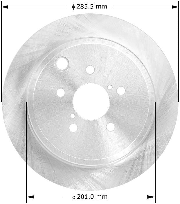 BENDIX PREMIUM DRUM AND ROTOR Disc Brake Rotor PRT5811